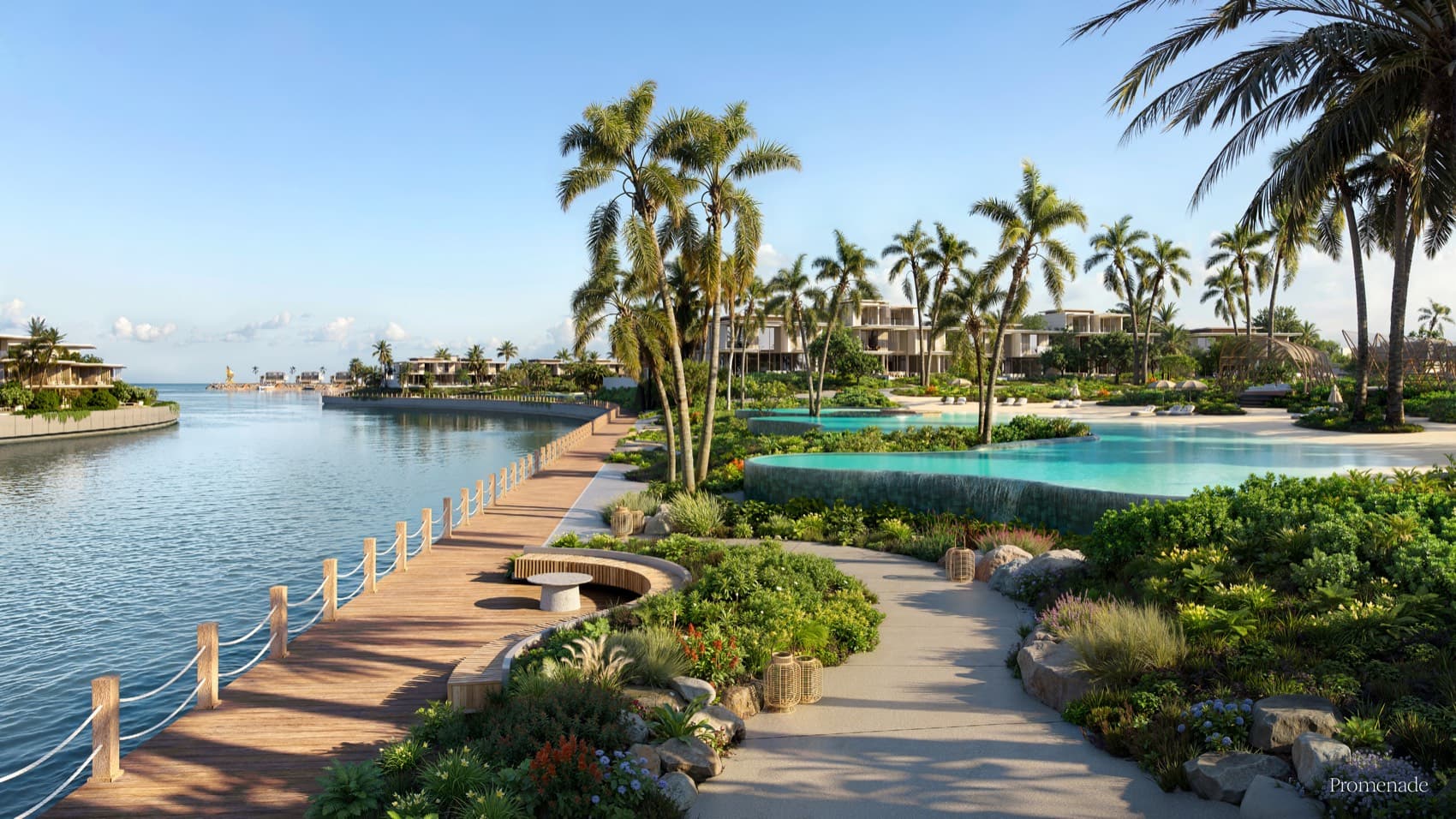The promenade — Bay Estate, Dubai Islands